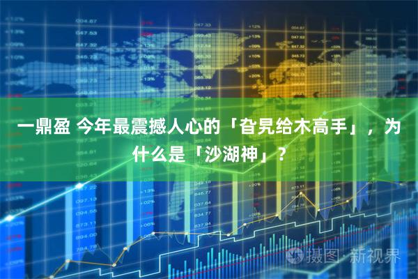 一鼎盈 今年最震撼人心的「旮旯给木高手」，为什么是「沙湖神」？