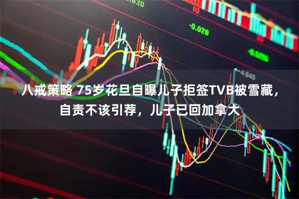 八戒策略 75岁花旦自曝儿子拒签TVB被雪藏，自责不该引荐，儿子已回加拿大