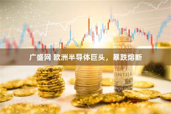广盛网 欧洲半导体巨头，暴跌熔断