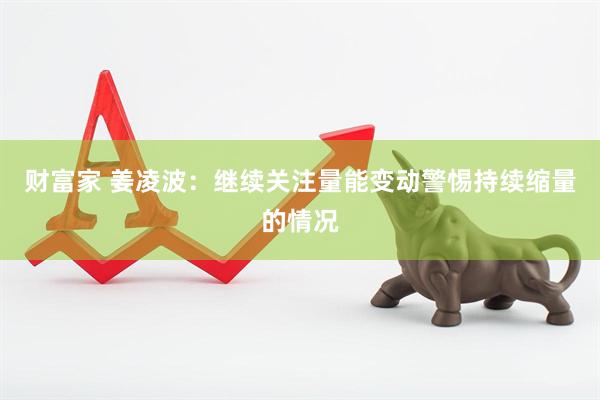 财富家 姜凌波：继续关注量能变动警惕持续缩量的情况